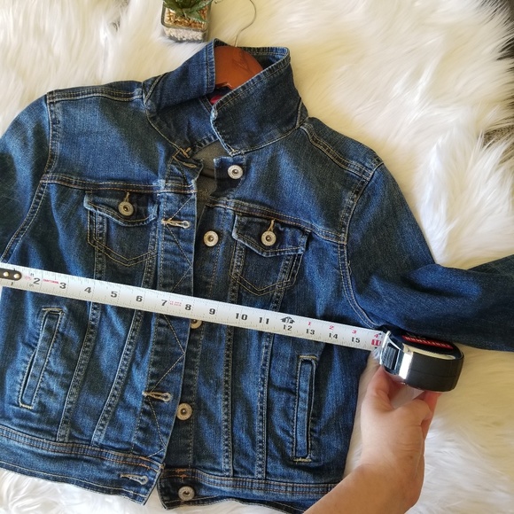 ๐ ARIZONA JEANS Cropped Jean Jacket - Picture 4 of 6